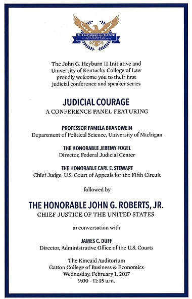 Judicial Courage Conference