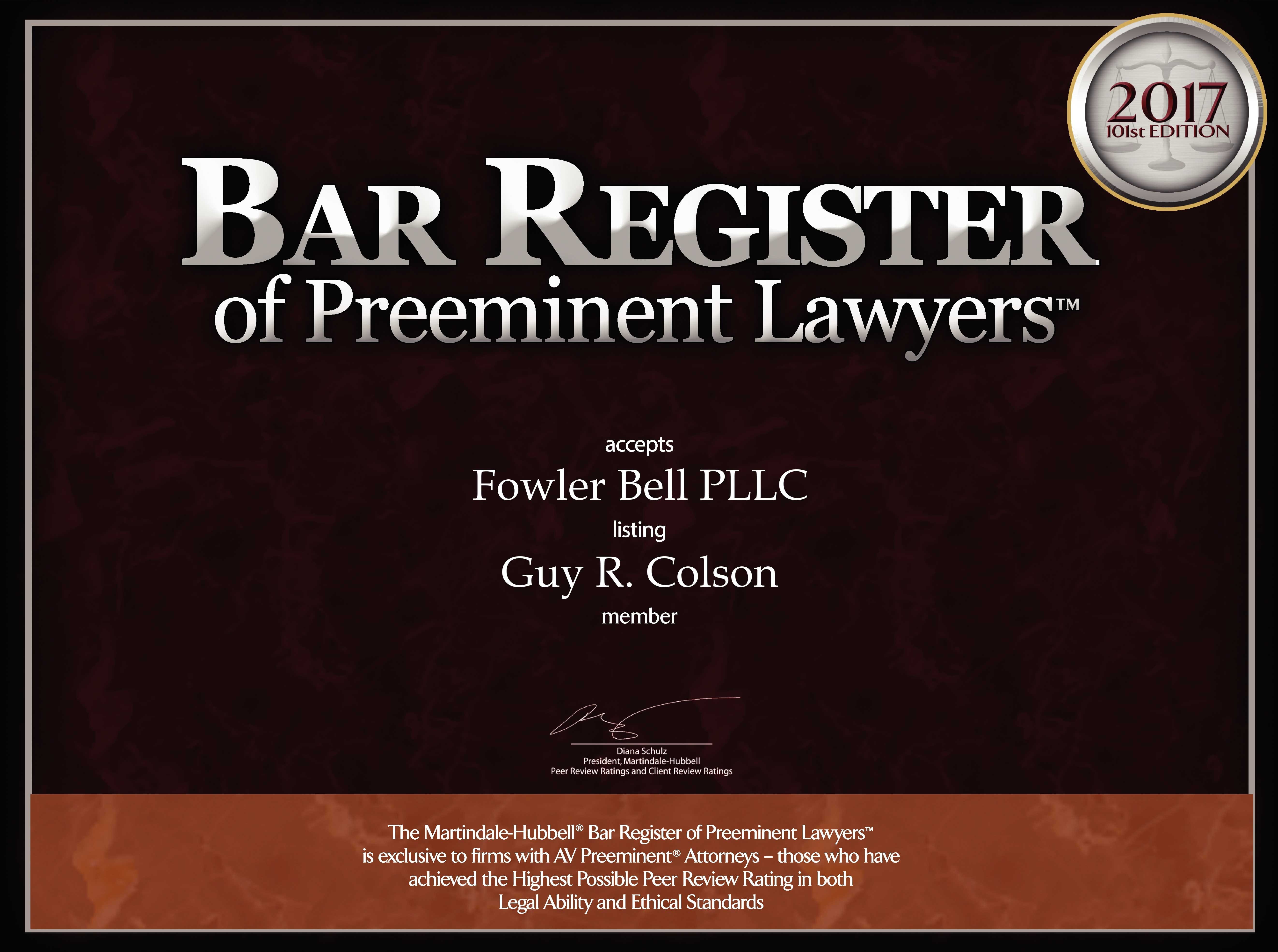 bar register 2017